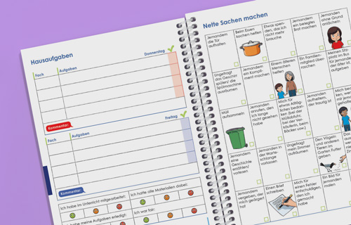 Hausaufgaben- und Wochenübersichten für Grundschulen